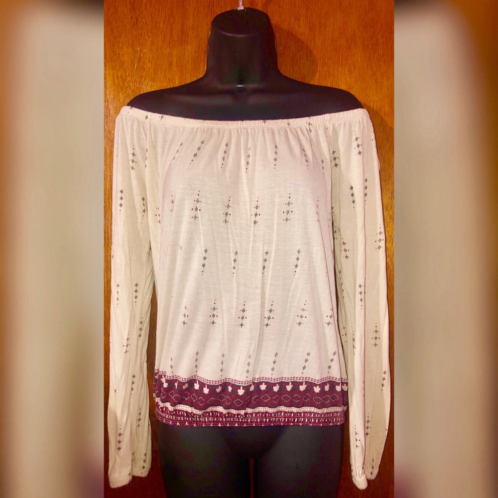 Nitrogen long-sleeve blouse